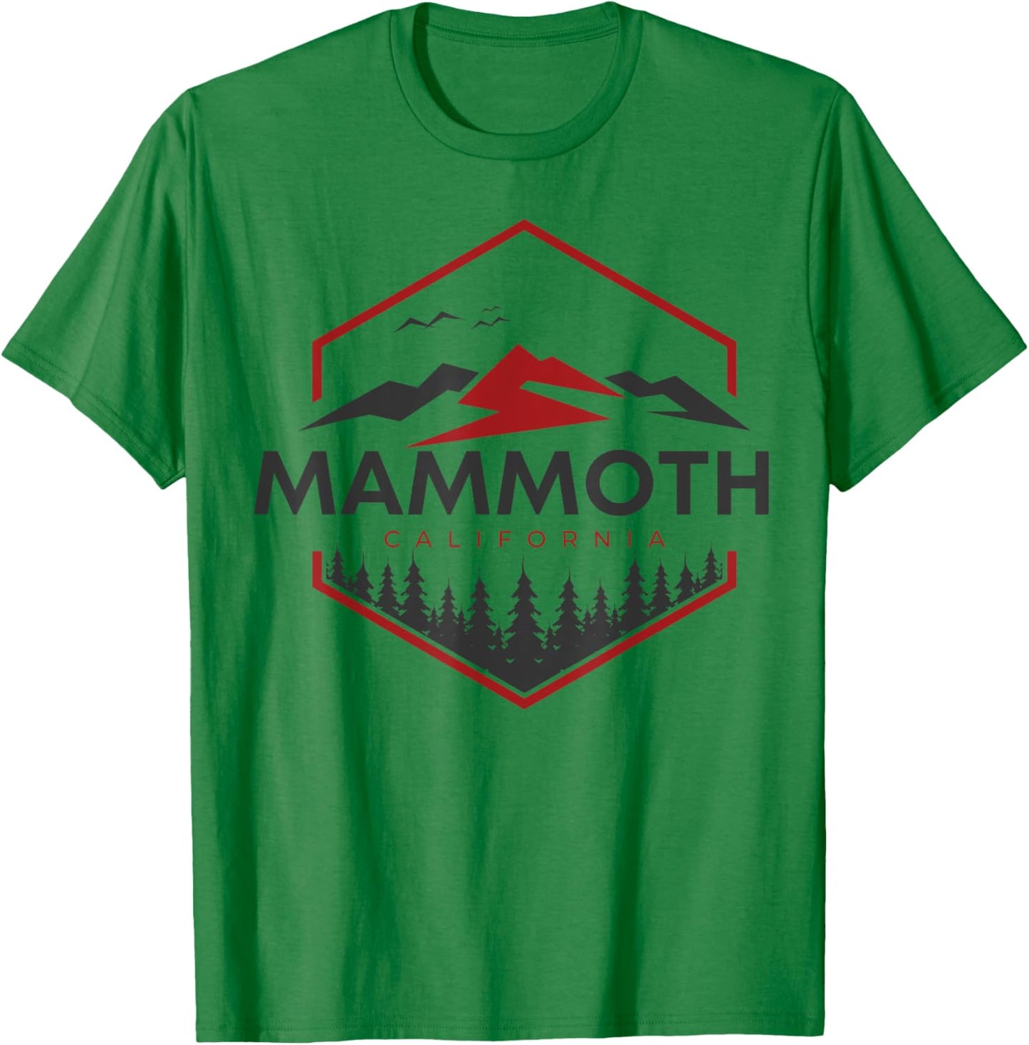 Mammoth California Epic Mountain Views T-Shirt - T-Shirt | Irish Green