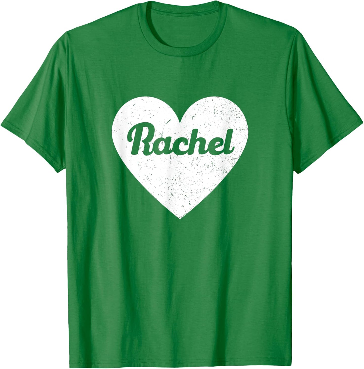 I Heart Rachel Favorite First Name Heart Love Rachel T-Shirt - T-Shirt | Irish Green
