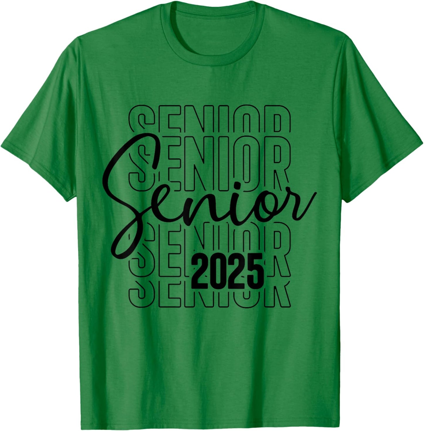 Senior 2025 graduate college university graduation class of T-Shirt - T-Shirt | Irish Green