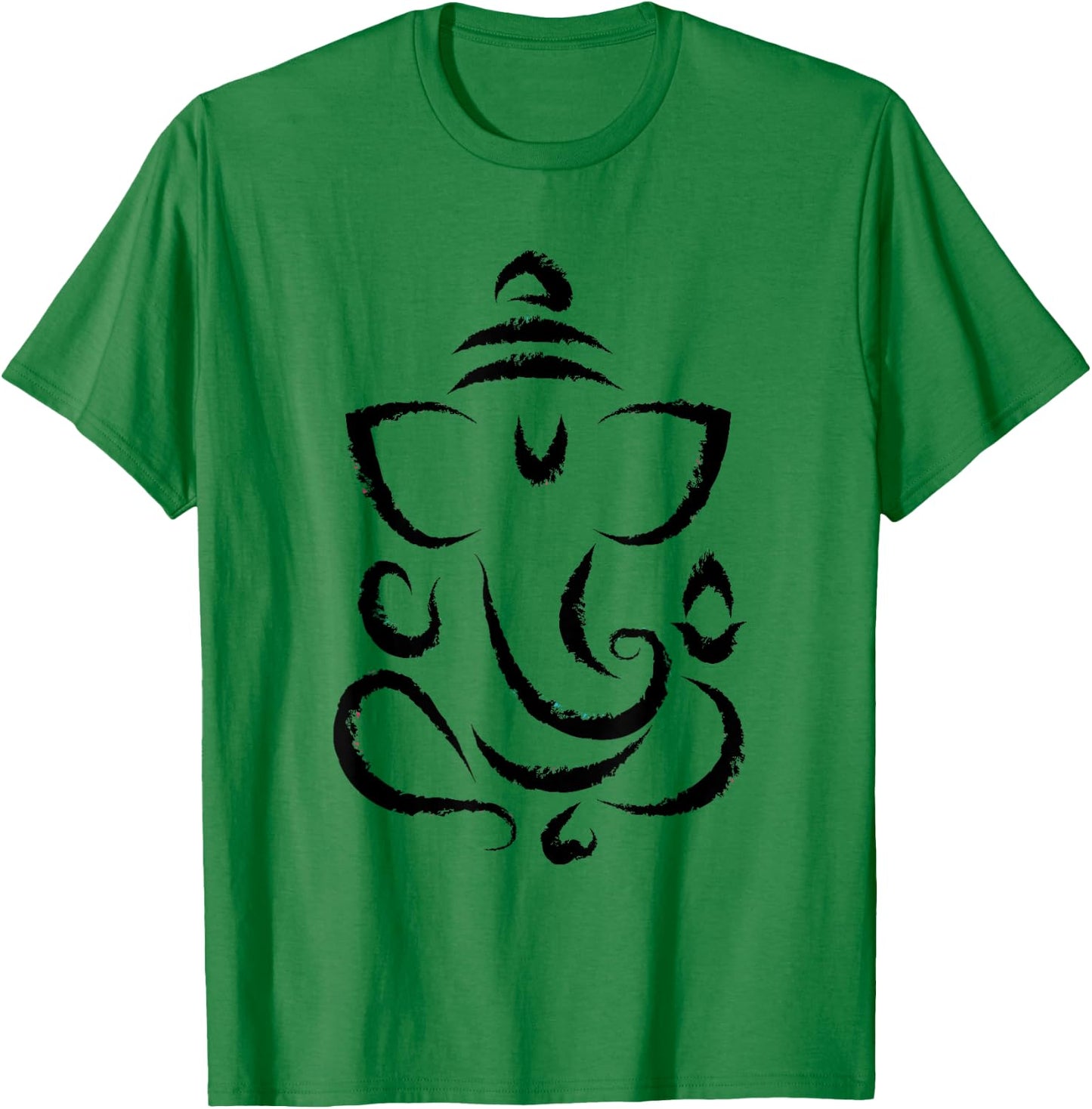 Yoga Hindu Indian Meditation Deepavali Diwali Rangoli Ganesh T-Shirt - T-Shirt | Irish Green