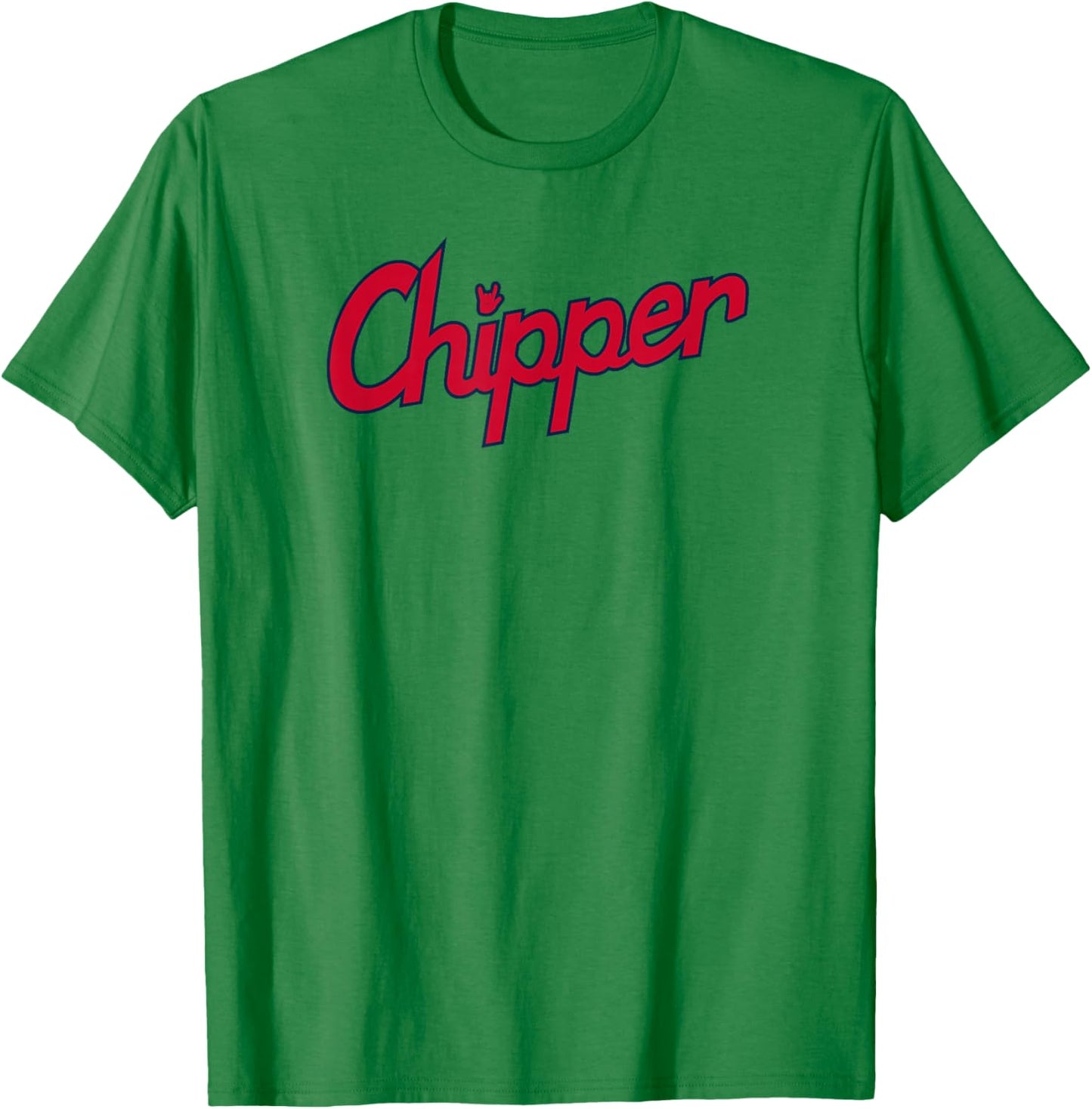 Chipper Jones - Team Name Text - Atlanta Baseball T-Shirt - T-Shirt | Irish Green