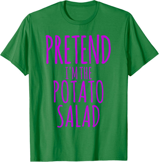 Thanksgiving Matching Family Potato Salad Nutrition Costume T-Shirt - T-Shirt | Irish Green