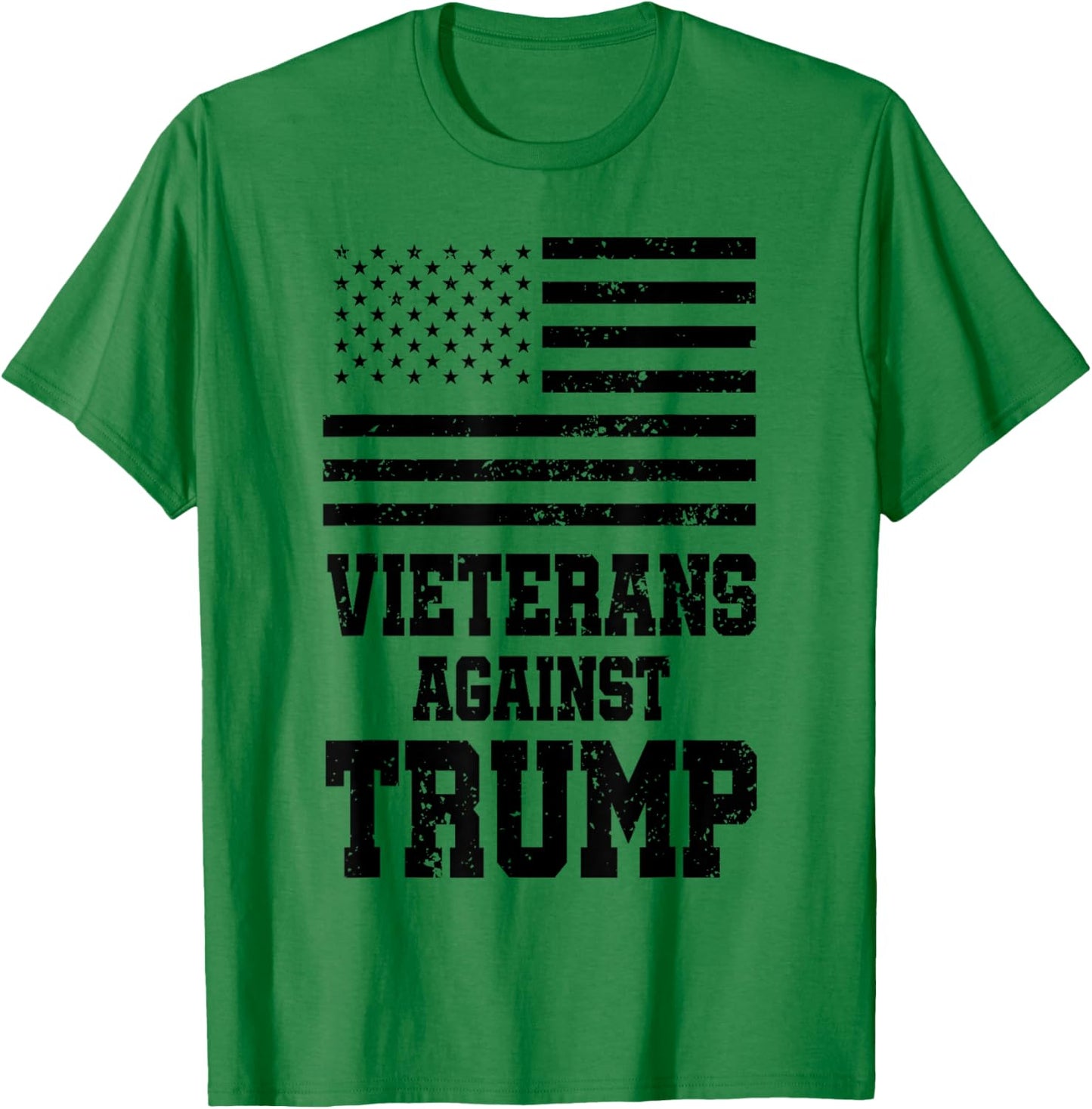 Veterans Against Trump T-Shirt - T-Shirt | Irish Green