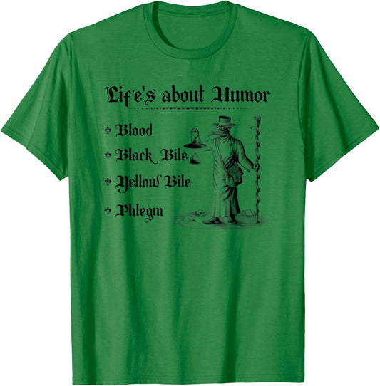 Renaissance Festival, Medieval Plague Doctor, Ren Faire T-Shirt - T-Shirt | Irish Green