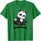 Pandicorn Unicorn Shirt Panda Lover Bear Rainbow Girl T-Shirt - T-Shirt | Irish Green