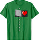 Wizard of OZ Halloween Tinman Costume - Oz Tin Man Heart T-Shirt - T-Shirt | Irish Green