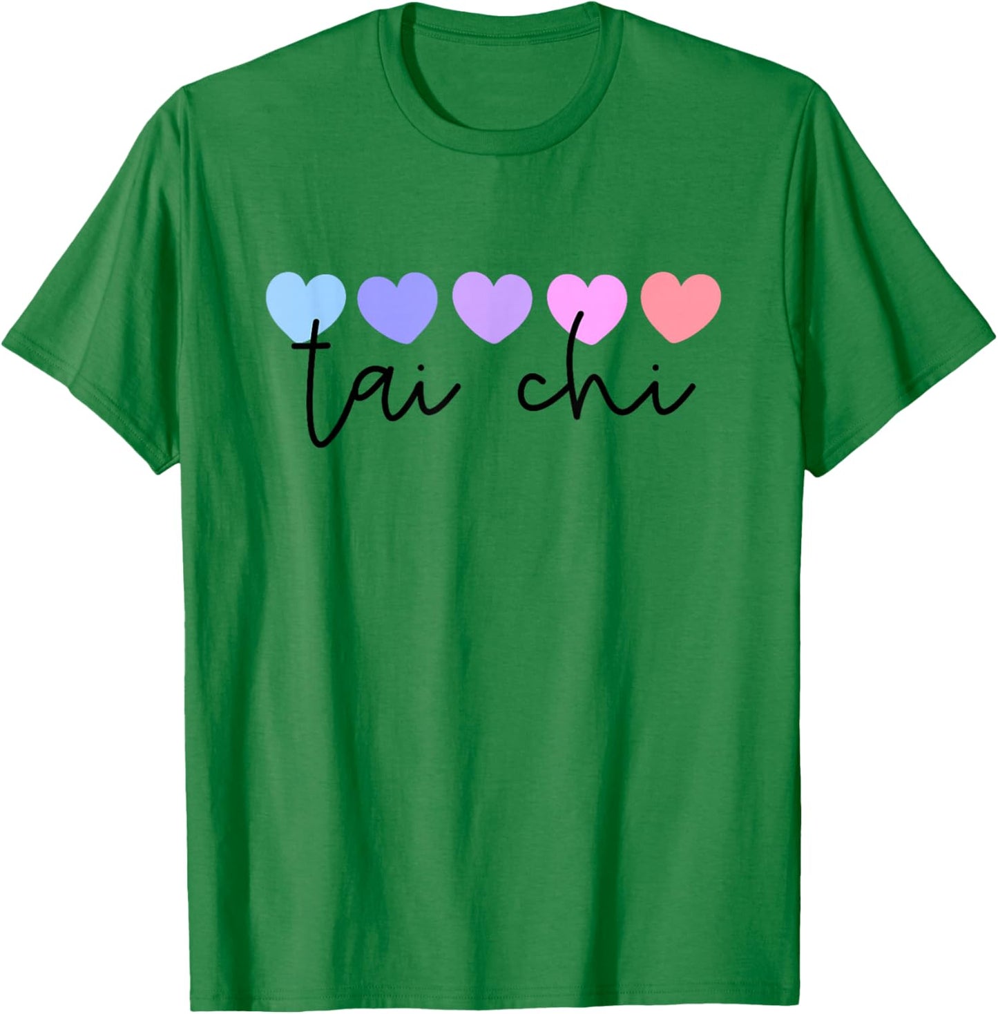 Tai Chi Lover Heart Women Girls or Mom T-Shirt - T-Shirt | Irish Green