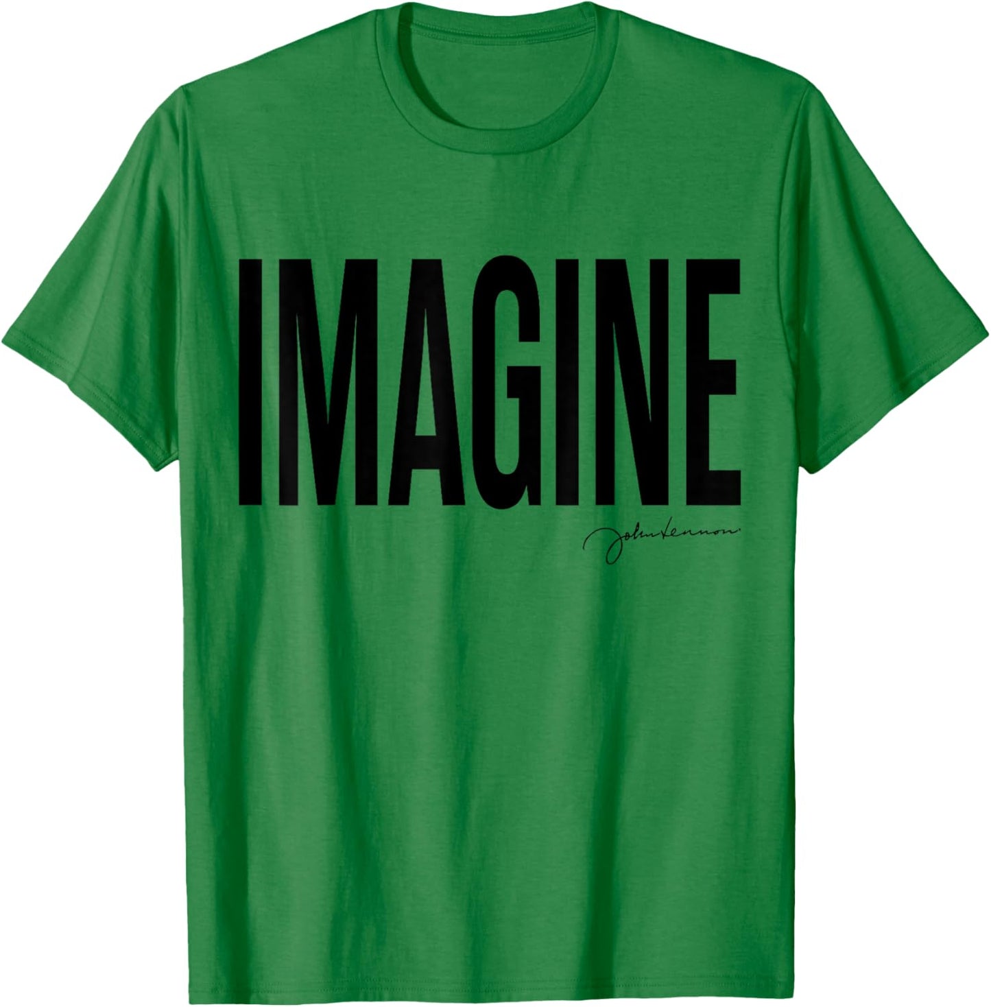 John Lennon - Just Imagine T-Shirt - T-Shirt | Irish Green