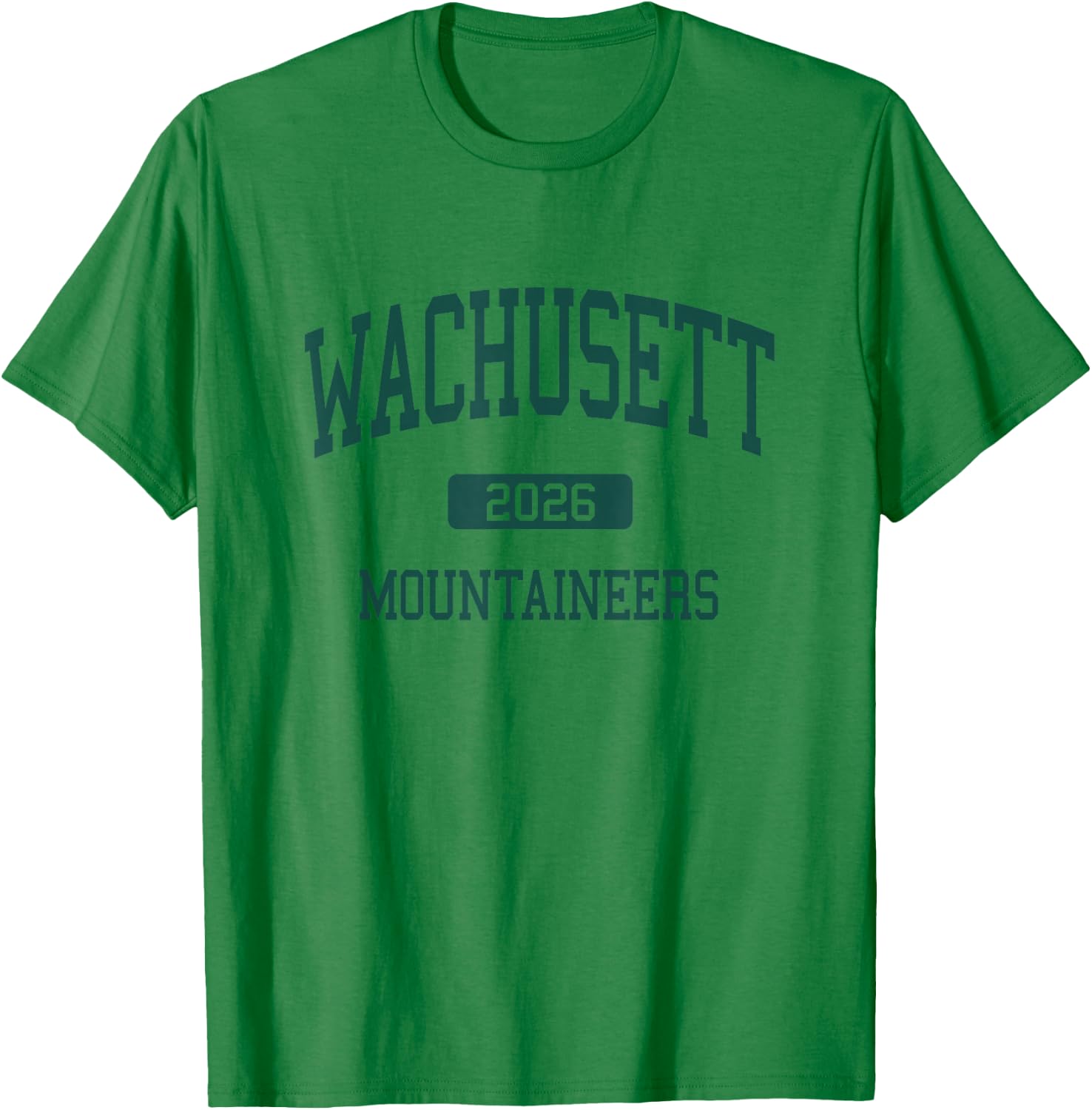 Wachusett Regional High School Class of 2026 Holden MA T-Shirt - T-Shirt | Irish Green