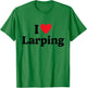 I love Larping T-Shirt - T-Shirt | Irish Green