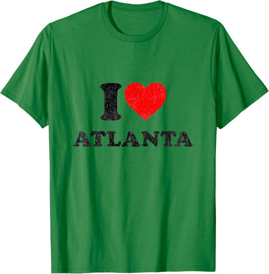 I Heart ATL Souvenir I Love Atlanta T-Shirt - T-Shirt | Irish Green