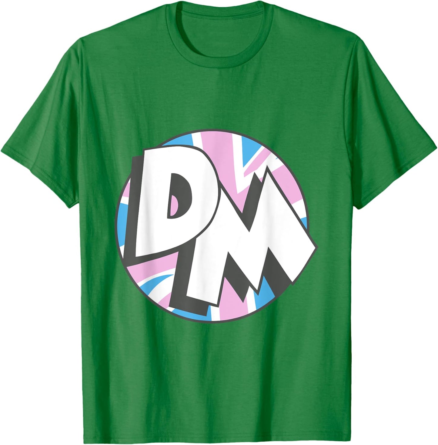 Danger Mouse Initials Union Jack T-Shirt - T-Shirt | Irish Green