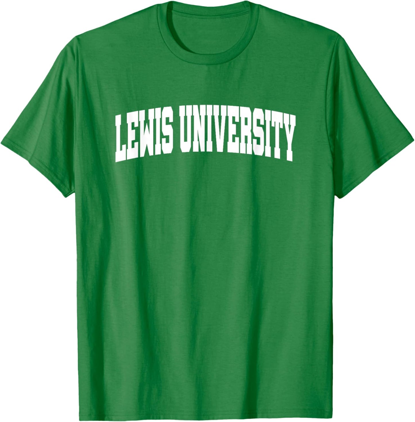 Lewis University Flyers School Name Arch T-Shirt - T-Shirt | Irish Green
