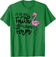 By Faith You Stand Firm Christian Faith Flamingo Cute T-Shirt - T-Shirt | Irish Green