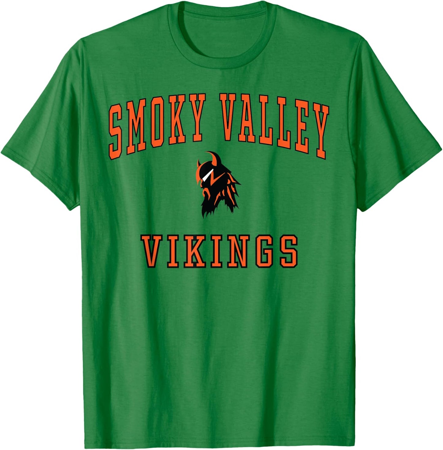 Smoky Valley High School Vikings C1 T-Shirt - T-Shirt | Irish Green