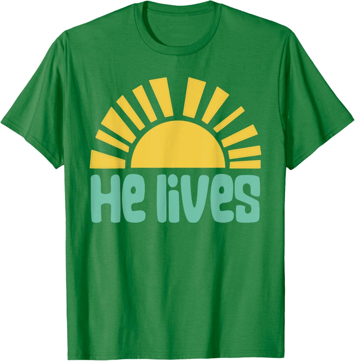 Easter He Lives Christian Family Matching Easter Toddler T-Shirt - T-Shirt | Irish Green