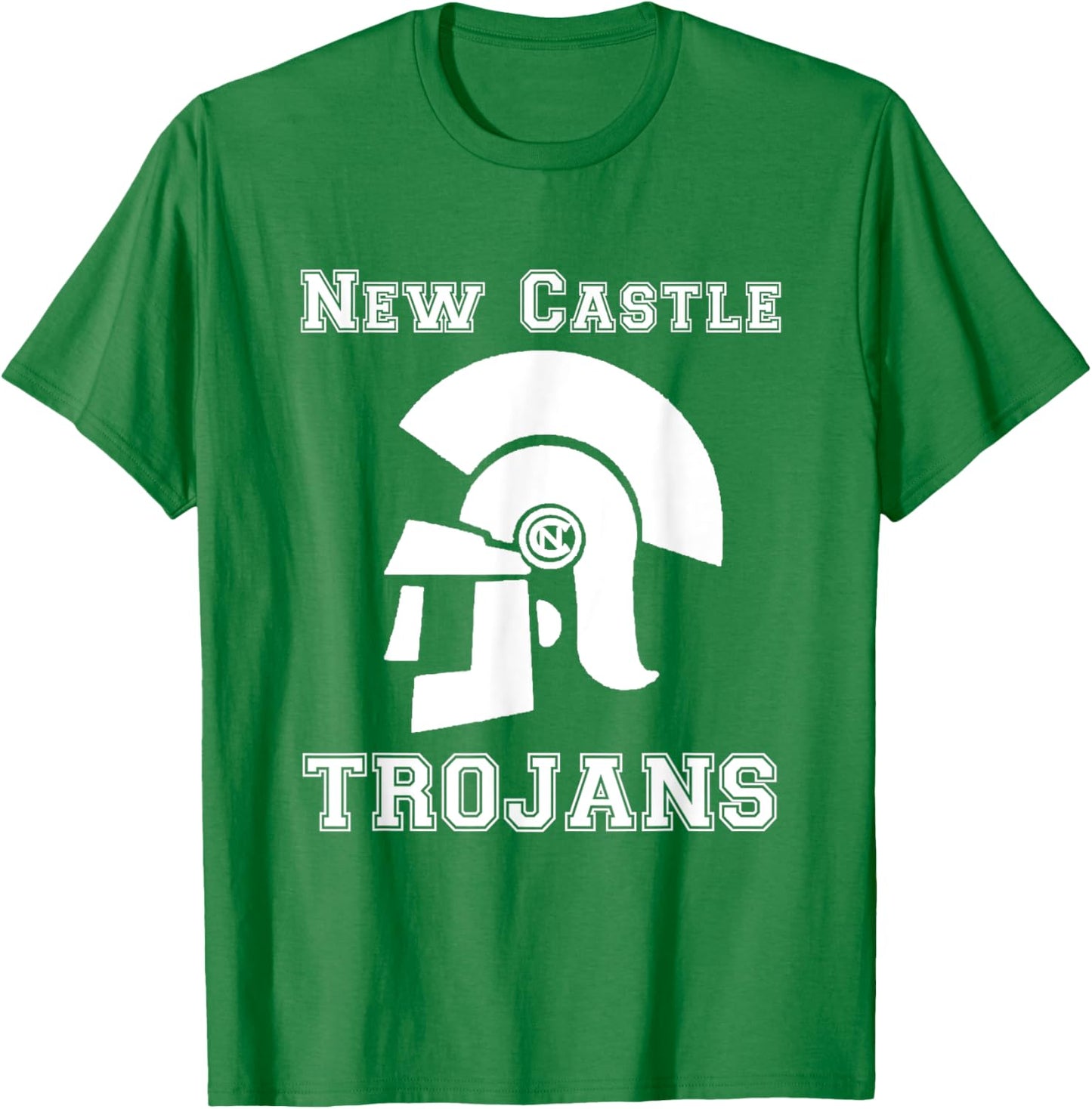 New Castle High School Trojans Mascot T-Shirt - T-Shirt | Irish Green