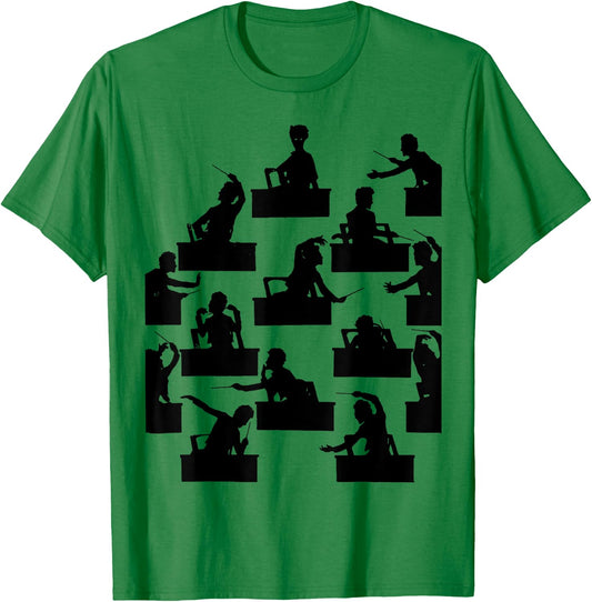 Gustav Mahler conducts at the Vienna State Opera conductor T-Shirt - T-Shirt | Irish Green