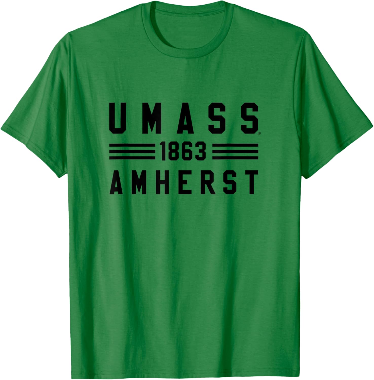 UMass Minutemen | Officially Licensed NCAA Merch | CQ4FN12 T-Shirt - T-Shirt | Irish Green