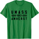 UMass Minutemen | Officially Licensed NCAA Merch | CQ4FN12 T-Shirt - T-Shirt | Irish Green