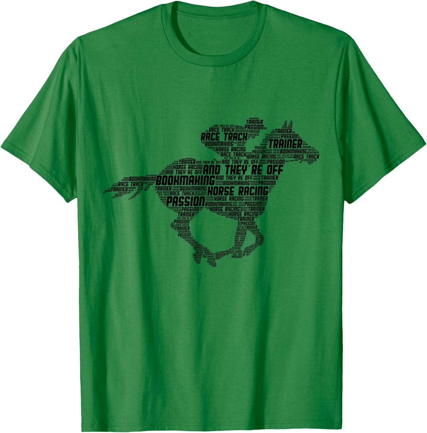 Horse Racing Jockey Derby Men T-Shirt - T-Shirt | Irish Green