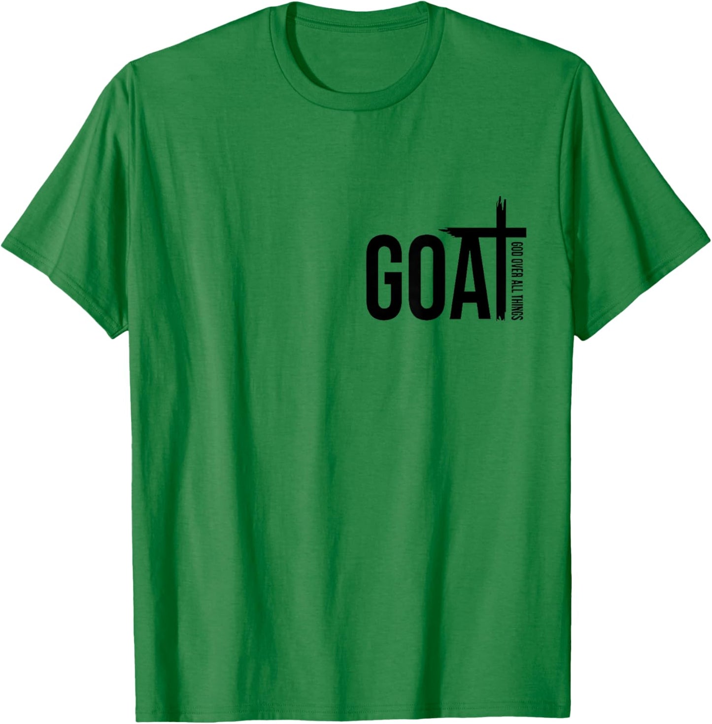 Goat God Over All Things T-Shirt - T-Shirt | Irish Green