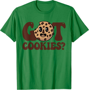 Got Cookies Chocolate Chip Cookie T-Shirt - T-Shirt | Irish Green
