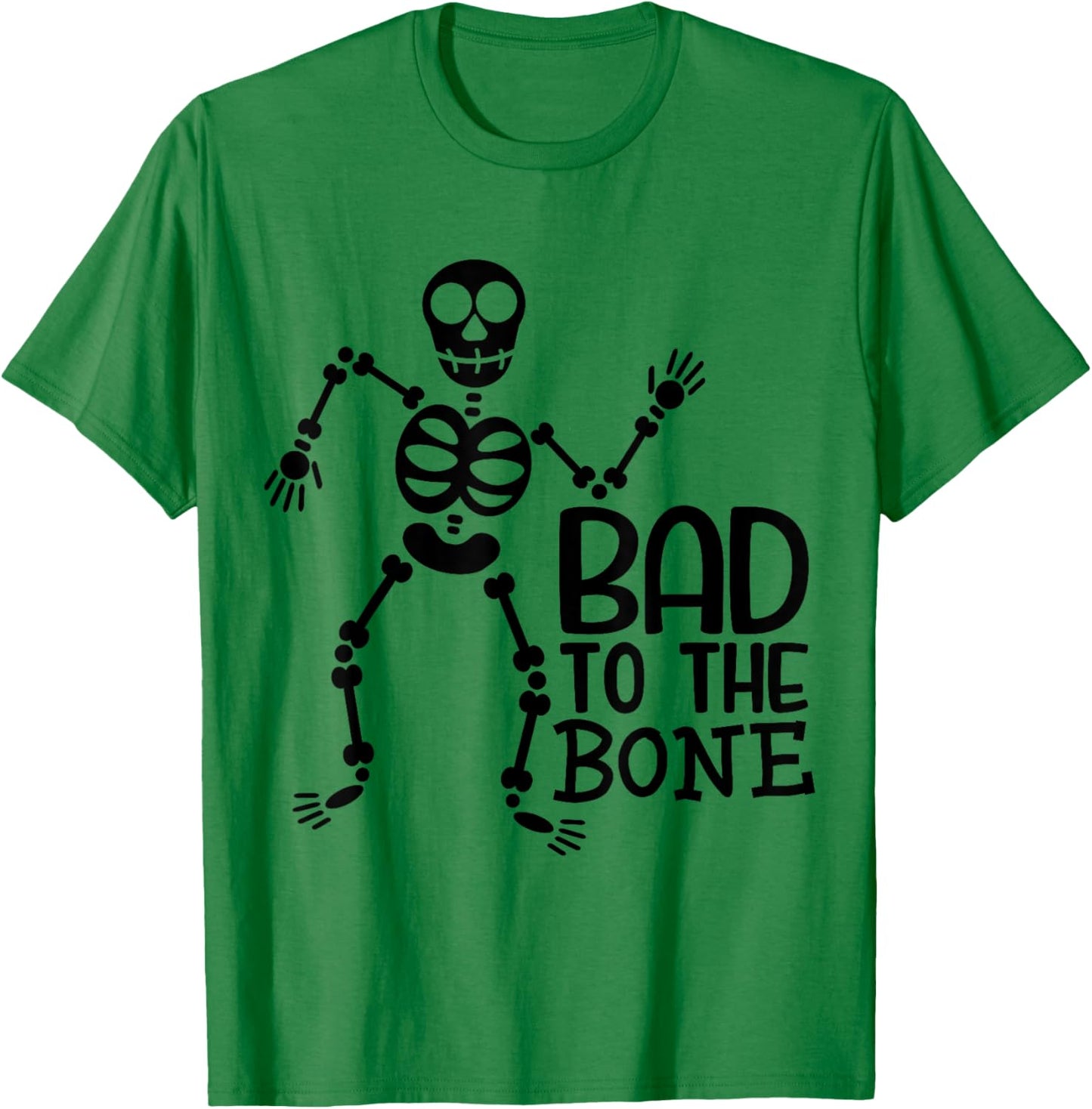 Bad To The Bone Skeleton T-Shirt - T-Shirt | Irish Green