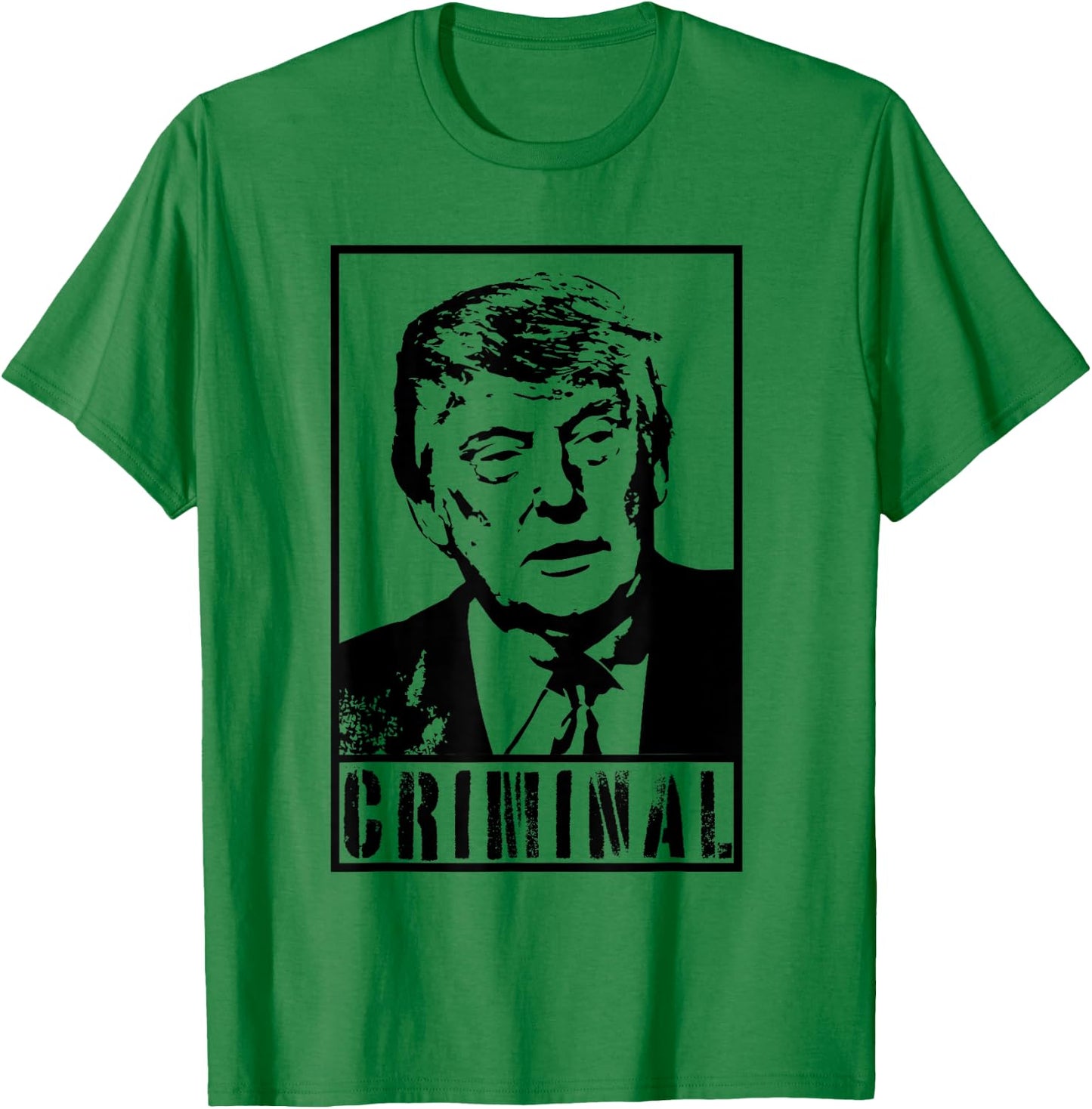 Trump is A Criminal Anti Trump Impeach the President T-Shirt - T-Shirt | Irish Green