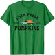 Farm Fresh Pumpkins Vintage Truck Fall Autumn Thanksgiving T-Shirt - T-Shirt | Irish Green