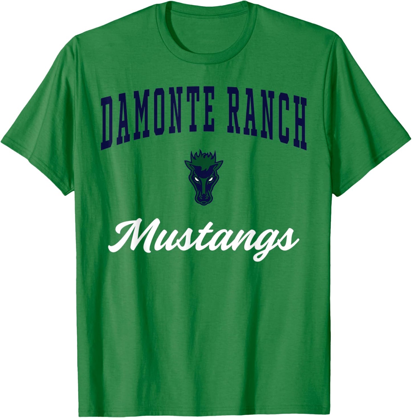 Damonte Ranch High School Mustangs T-Shirt - T-Shirt | Irish Green