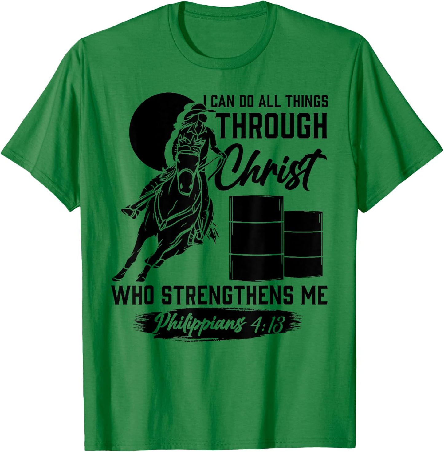 Barrel Racer Gifts for Girls Women Barrel Racing T-Shirt - T-Shirt | Irish Green