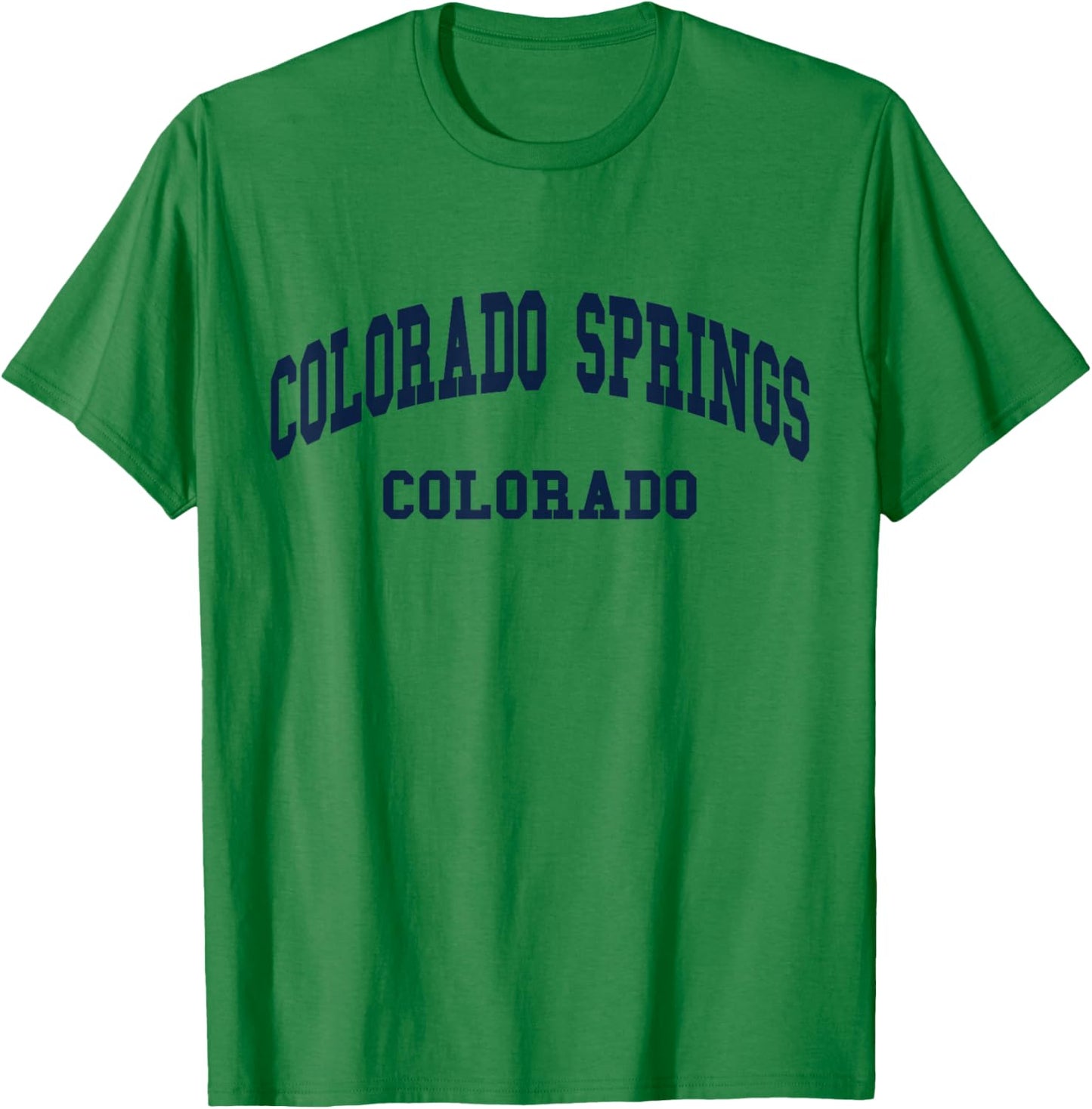 Colorado Springs - Colorado - Throwback Design - Classic T-Shirt - T-Shirt | Irish Green