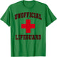 Sarcastic UNOFFICIAL LIFEGUARD Girl Vacay Swim Cruise T-Shirt - T-Shirt | Irish Green