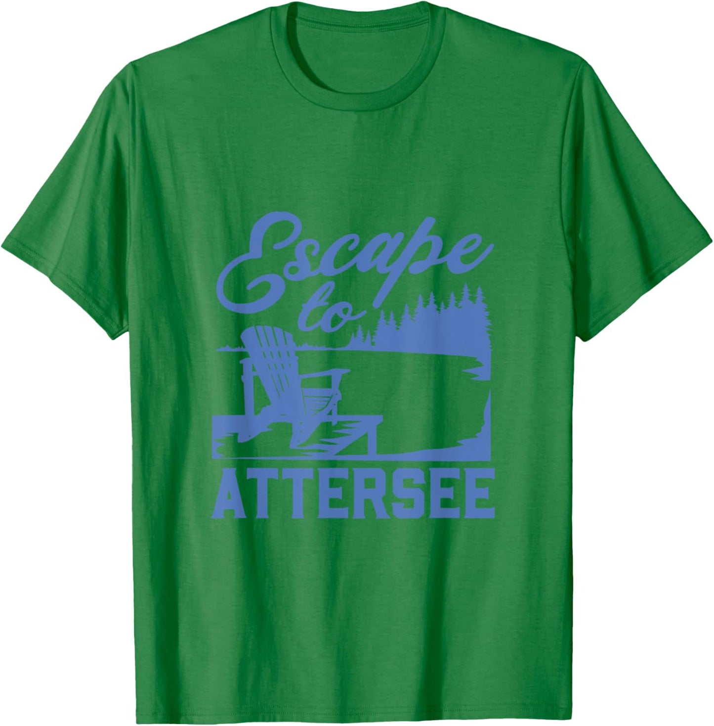 Ich fliehe zum Attersee T-Shirt - T-Shirt | Irish Green