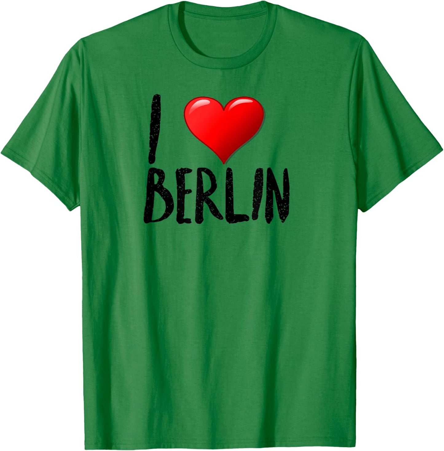 I Love Berlin - - Traveler - Souvenir T-Shirt - T-Shirt | Irish Green