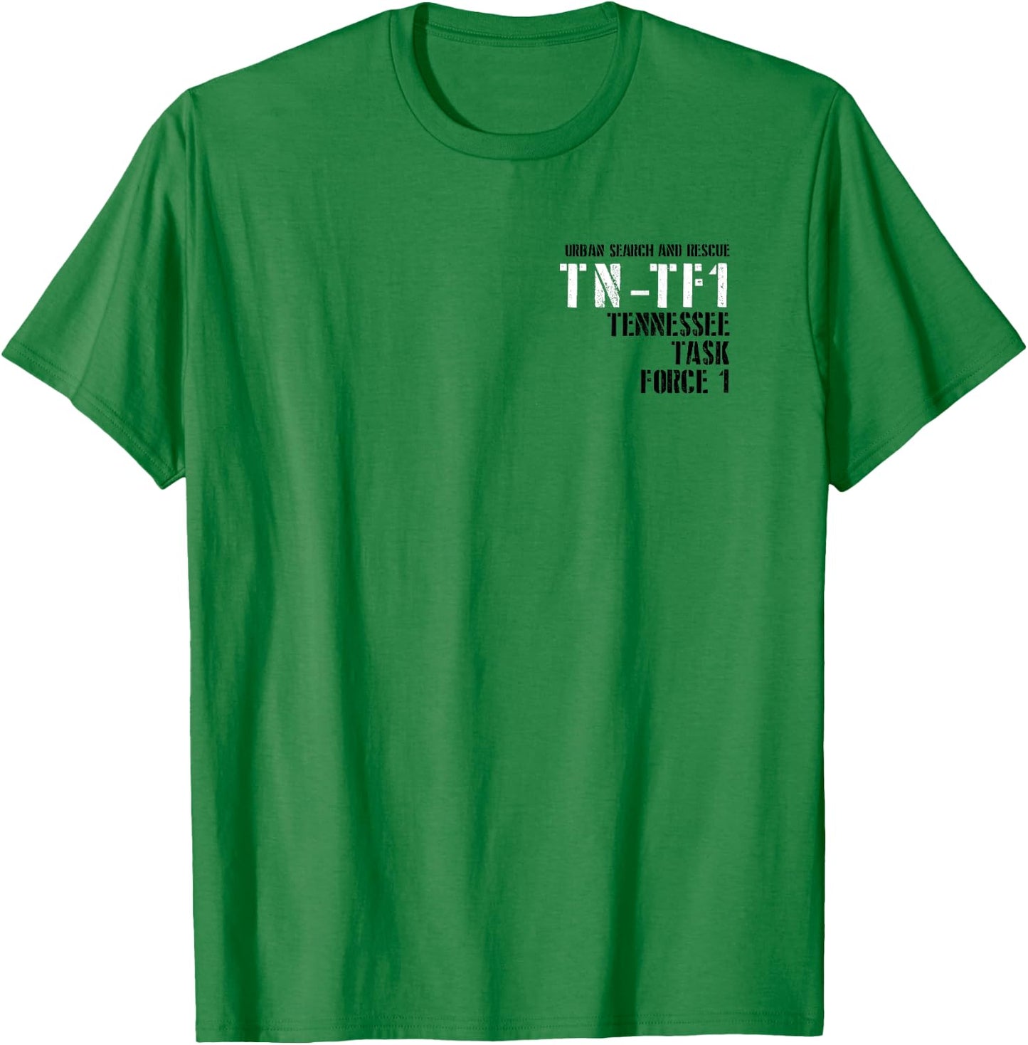 Urban Search & Rescue Tennessee Task Force 1 TN-TF1 Duty T-Shirt - T-Shirt | Irish Green