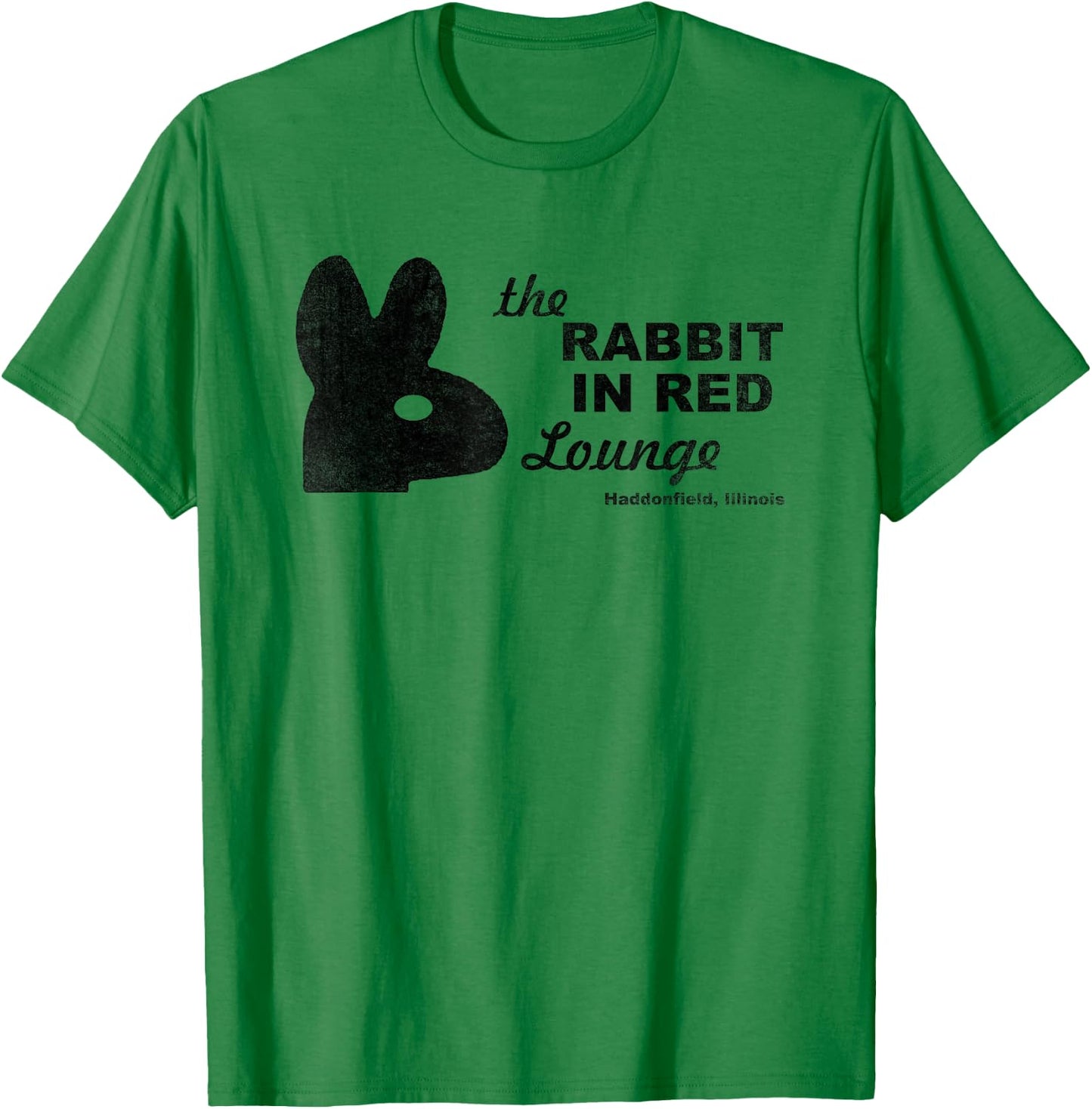 The Rabbit in Red Lounge Halloween T-Shirt - T-Shirt | Irish Green