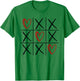 Tic Tac Toe Love Hearts Romantic Valentine T-Shirt - T-Shirt | Irish Green