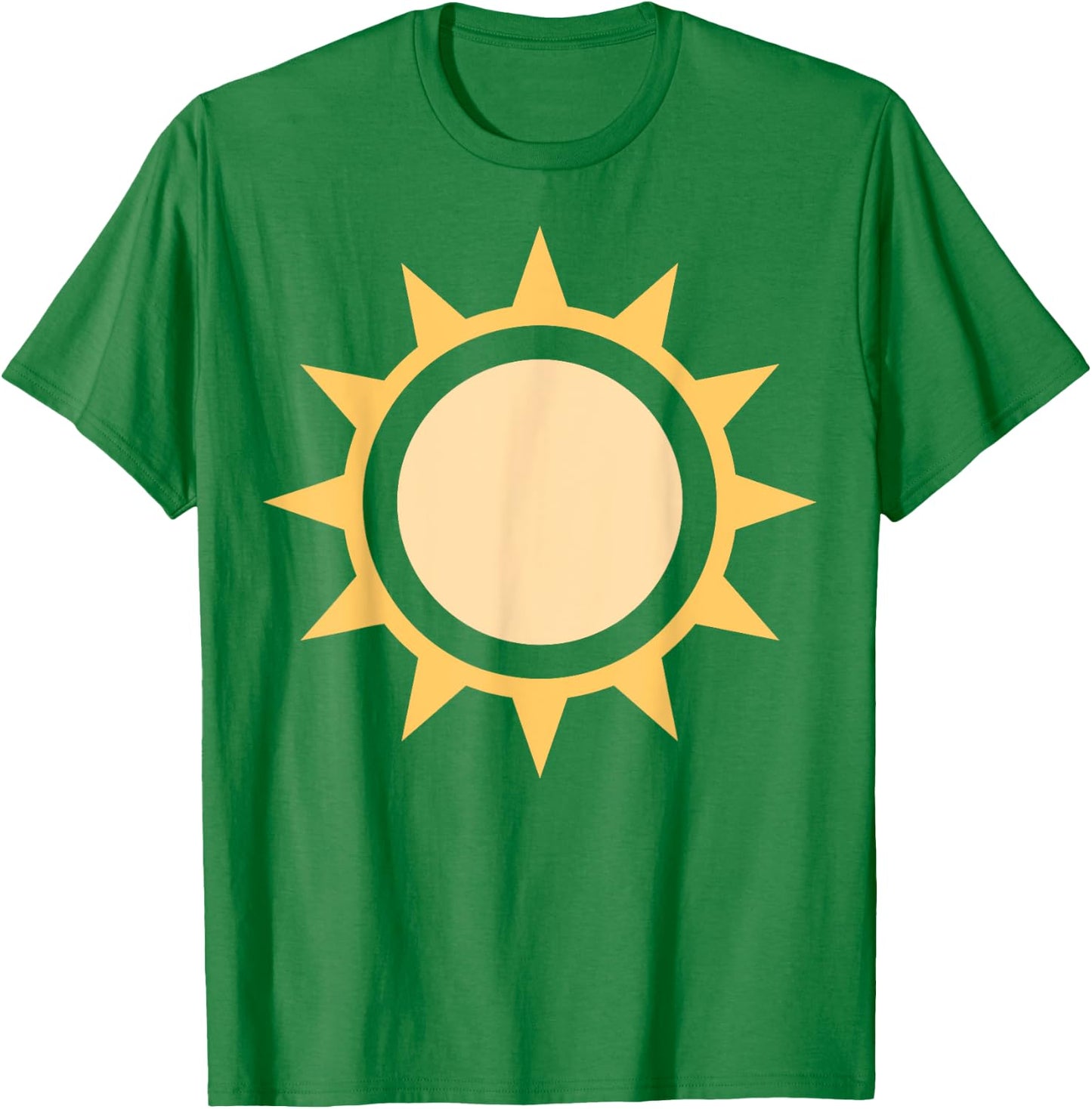 Sun Simple Sun Icon Design For Sunshine Summer Fun T-Shirt - T-Shirt | Irish Green