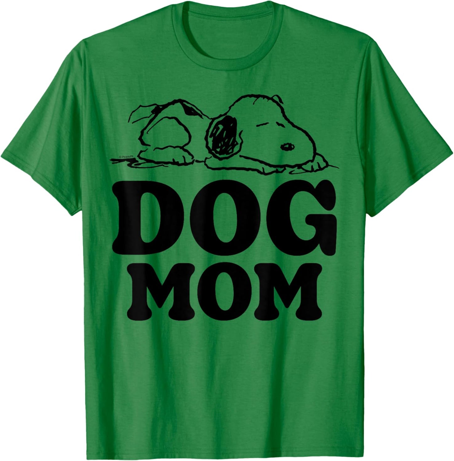 Peanuts - Snoopy Dog Mom T-Shirt - T-Shirt | Irish Green