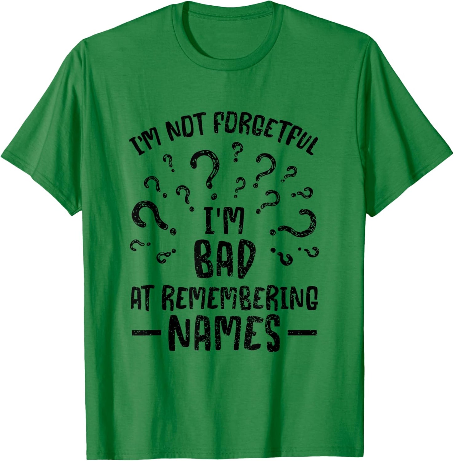 Psychology Brain Memory Science Neuron Face Anomia Elderly T-Shirt - T-Shirt | Irish Green