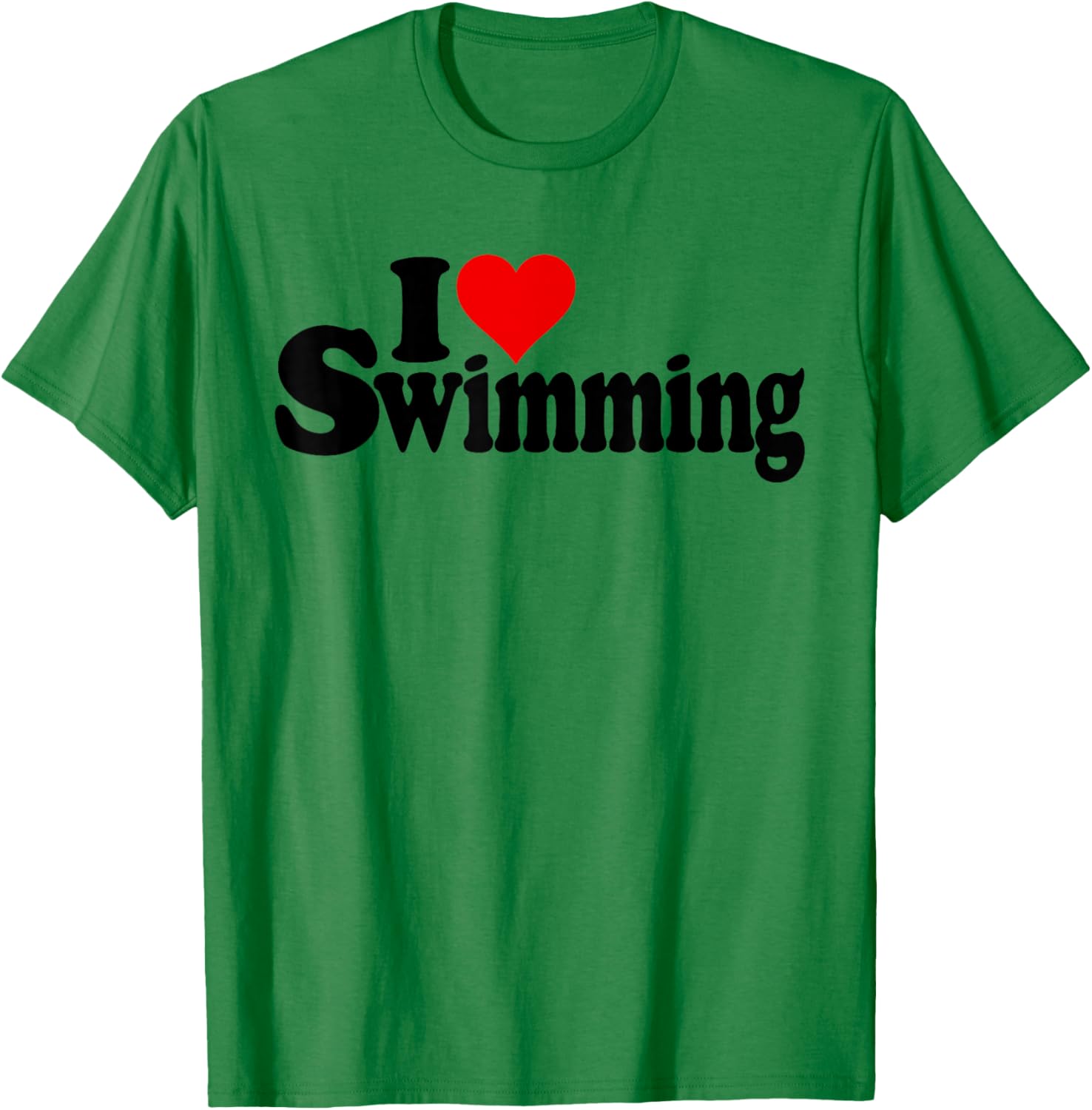 Piscine I Love Heart T-Shirt - T-Shirt | Irish Green