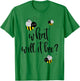 What Will It Bee Shirt Gender Reveal He or She Boy Girl T-Shirt - T-Shirt | Irish Green