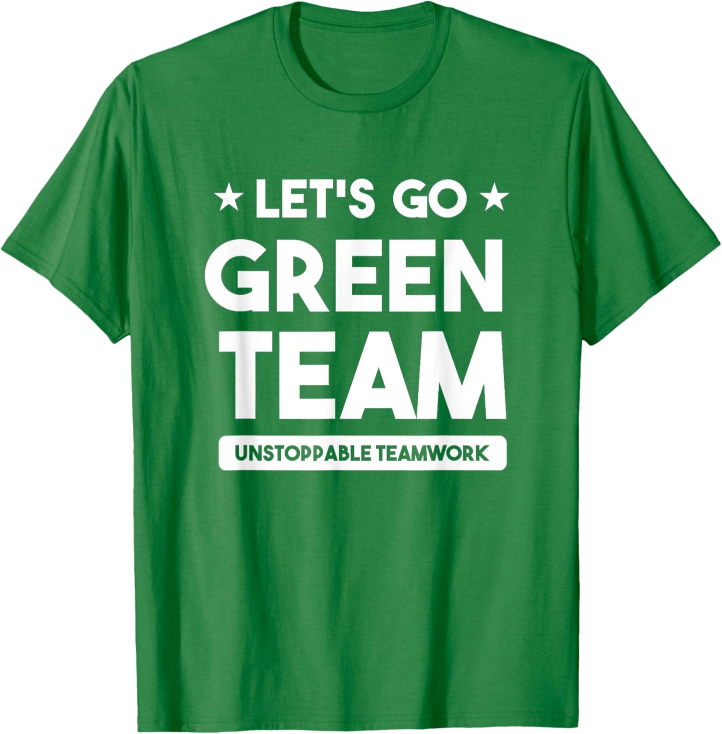 Let's Go Green Team Building Game Competition Summer Camp T-Shirt - T-Shirt | Irish Green