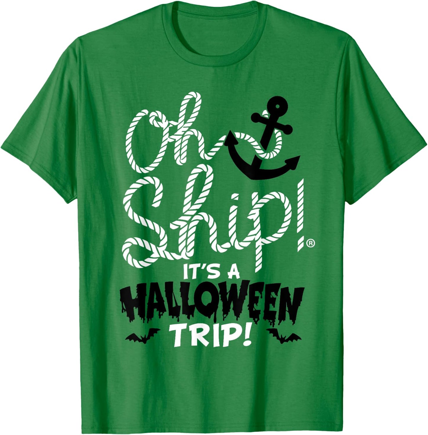 Oh Ship Halloween Trip Halloween Cruise Shirt by Oh Ship T-Shirt - T-Shirt | Irish Green