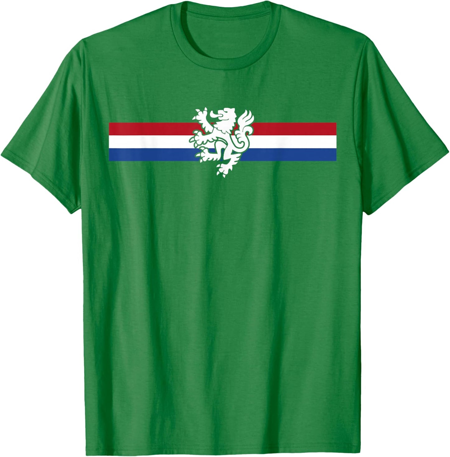 Holland Emblem Lion Nederland Flag Netherlands T-Shirt - T-Shirt | Irish Green