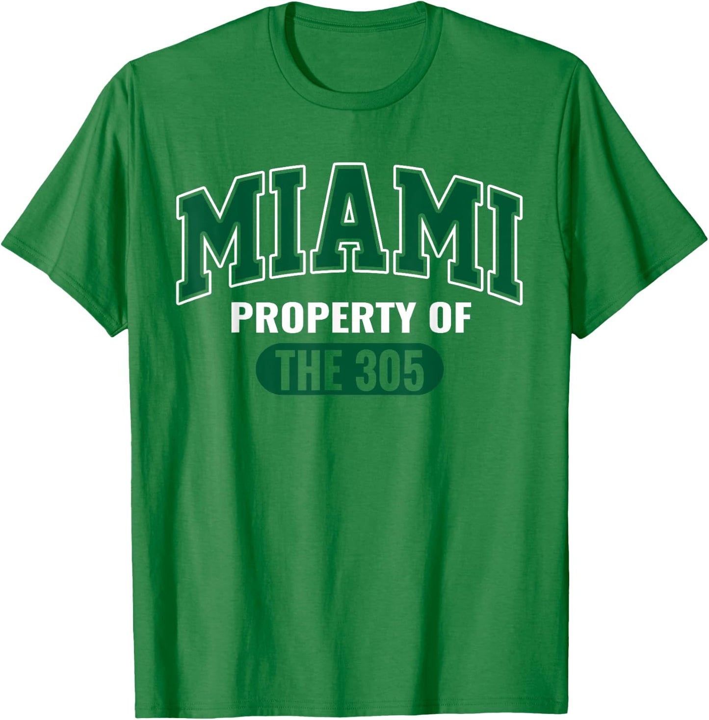 Miami 305 Clothing Iconic South Beach Urban Streetwear T-Shirt - T-Shirt | Irish Green