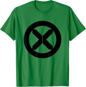Marvel X-Men House of X Power of X Logo T-Shirt - T-Shirt | Irish Green