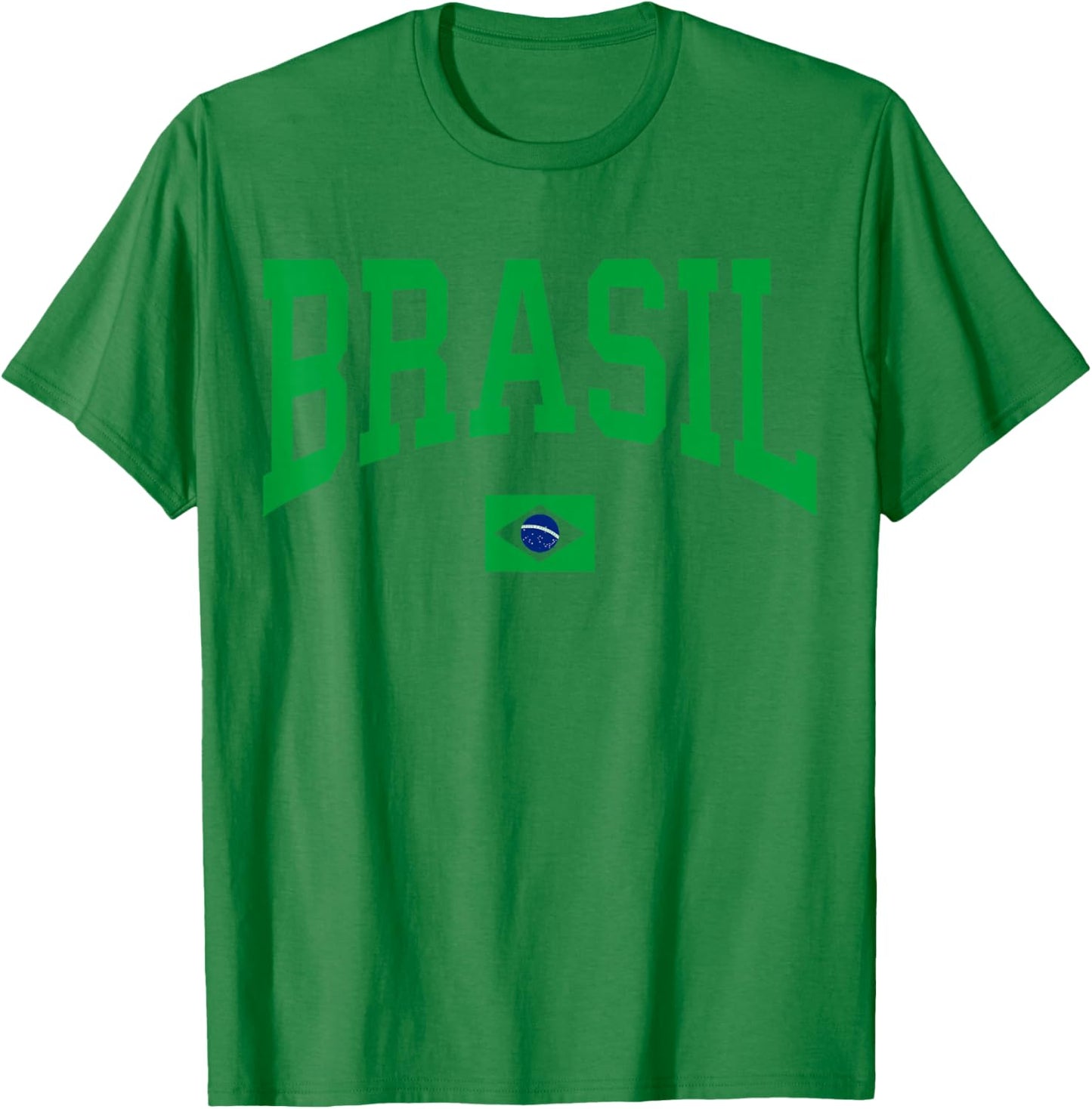 Brazil T Shirt Women Men Kids Brasil Gift Brazilian Flag T-Shirt - T-Shirt | Irish Green